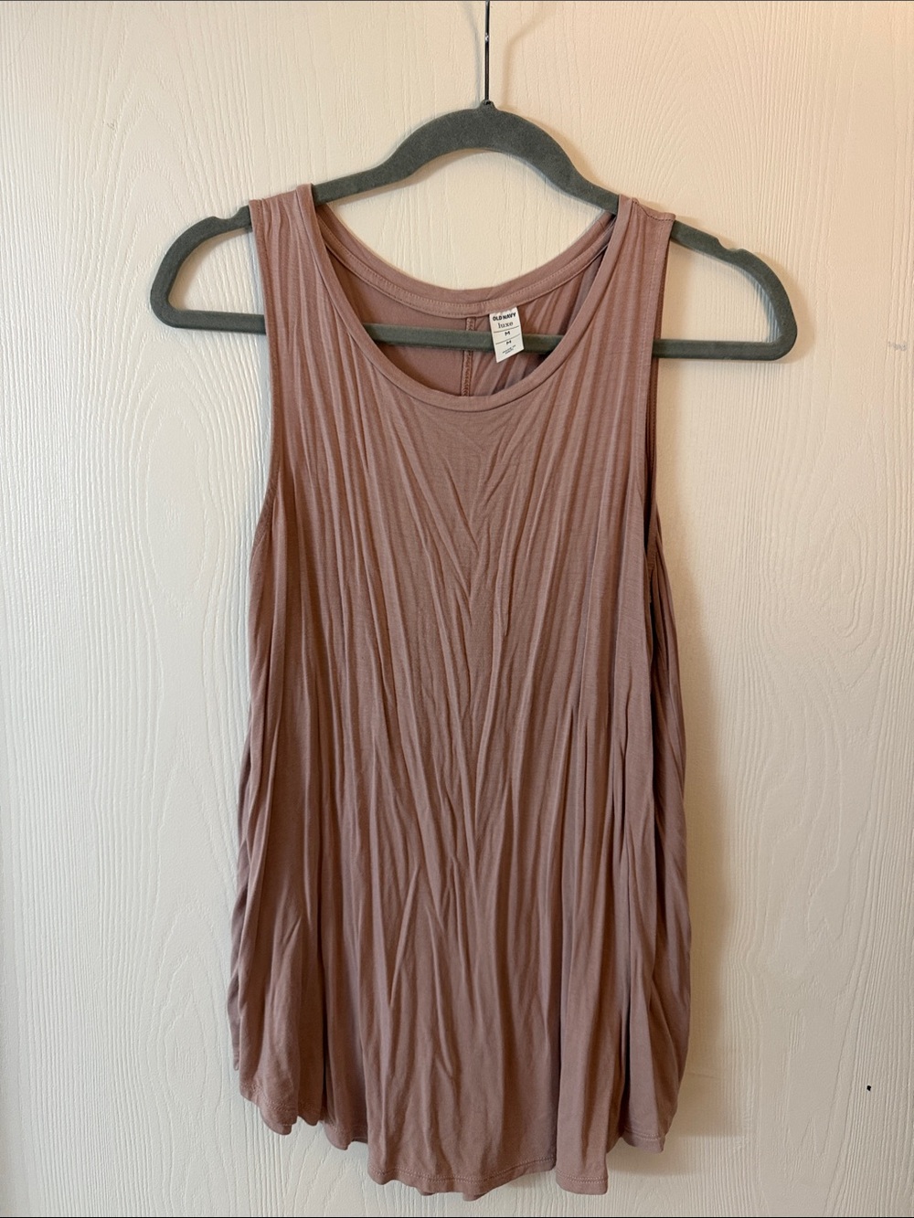 Old Navy Mauve Luxe Tank Swing Top
